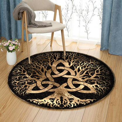 Celtic Tree Of Life DD070918RR Round Area Rug