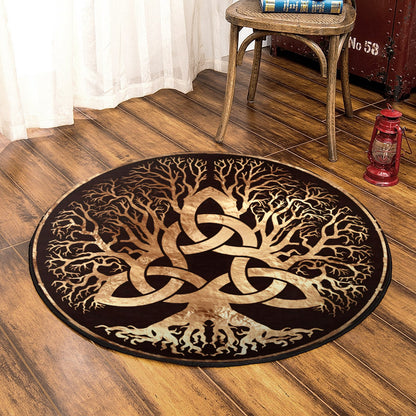 Celtic Tree Of Life DD070918RR Round Area Rug
