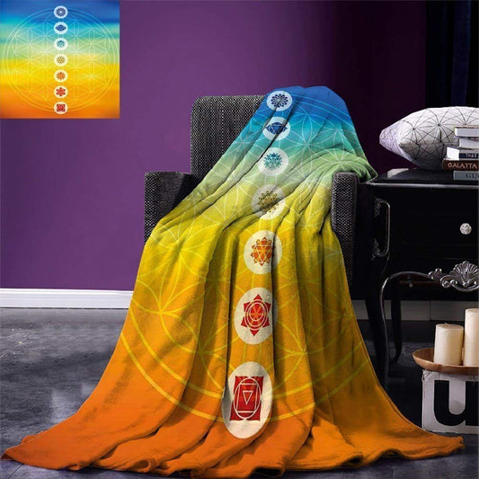 Chakra CLM140805 Sherpa Fleece Blanket