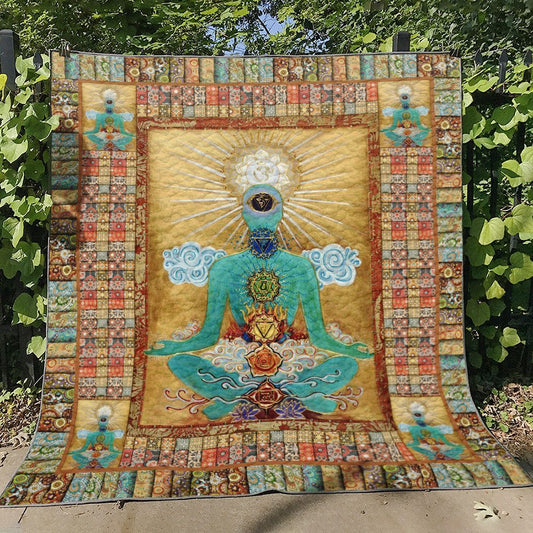 Chakra D010739 Quilt Blanket