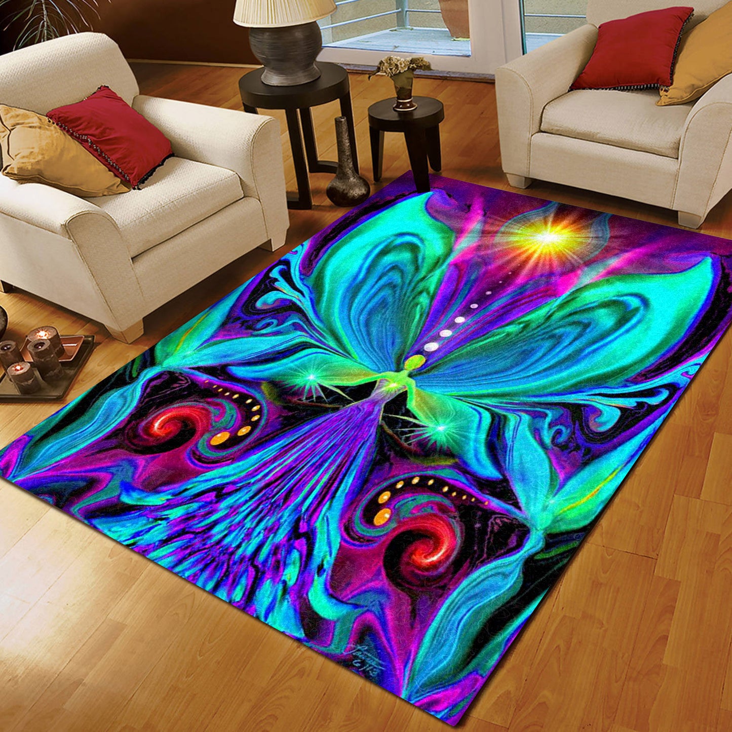Chakra Angel Art CL12120039MDR Rug