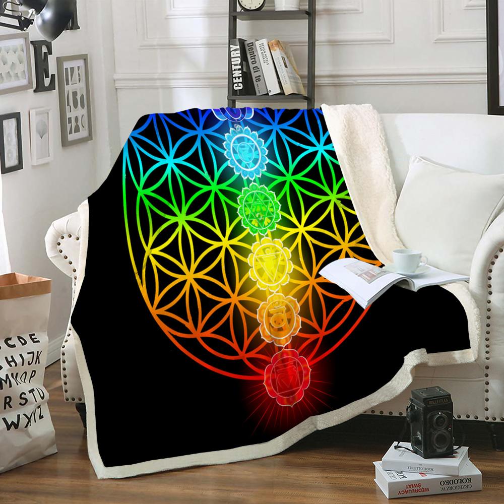 Chakra CLP1012055TT Sherpa Fleece Blanket
