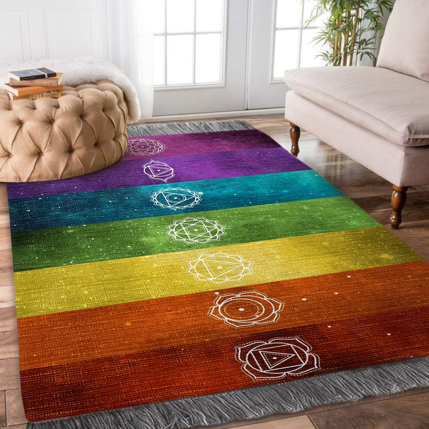 Chakra DD280825O Decorative Floor-cloth