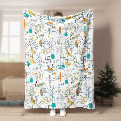 Chemistry CLA190822 Sherpa Fleece Blanket