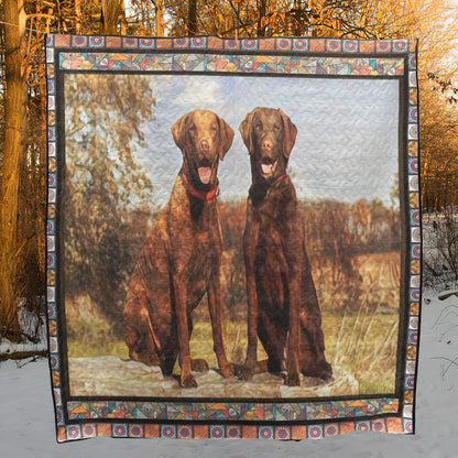 Chesapeake Bay Retriever CL10100090MDQ Quilt Blanket