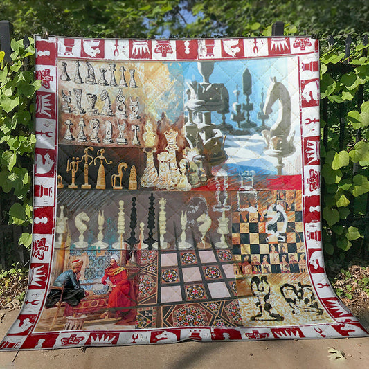 Chess Quilt Blanket MN091109