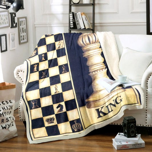 Chess CG0111041TT Sherpa Fleece Blanket