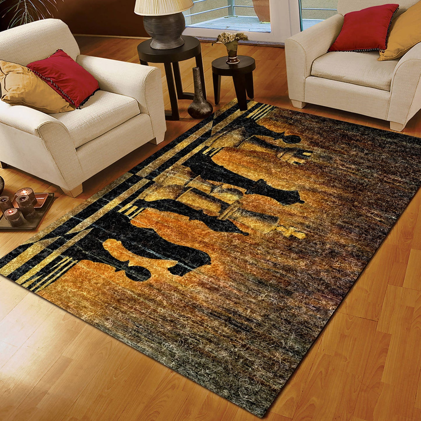 Chess Game QN160811M Rug