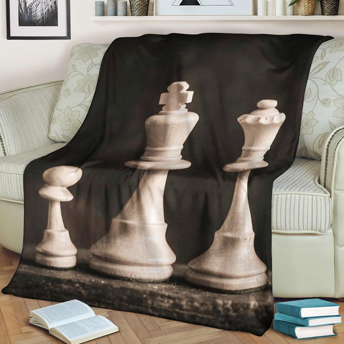 Chess HN160931F Sherpa Fleece Blanket