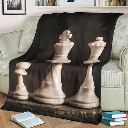 Chess HN170939F Sherpa Fleece Blanket