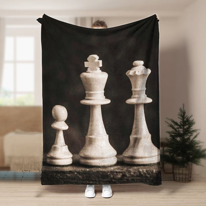 Chess HN170939F Sherpa Fleece Blanket