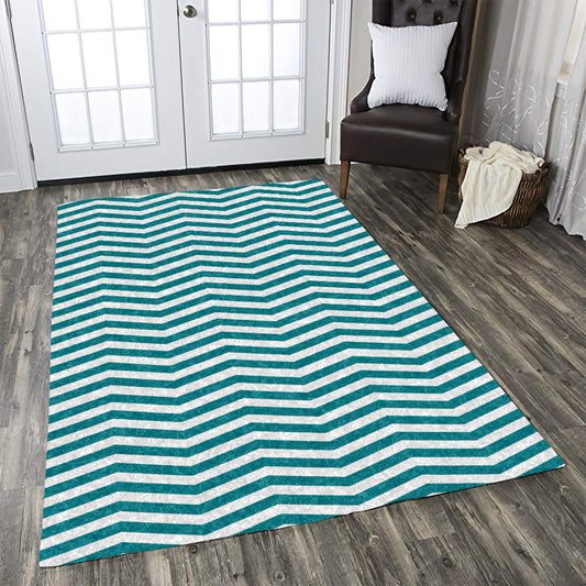 Chevron Teal CLA15100242R Rug