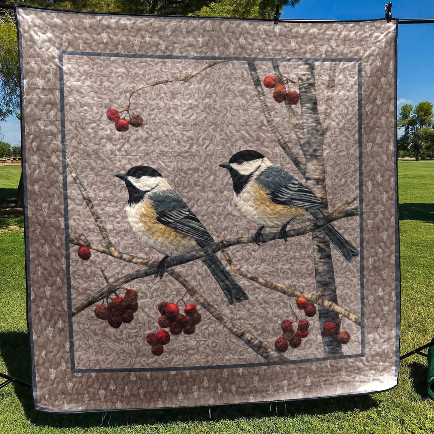 Chickadee CLT1610019H Art Quilt