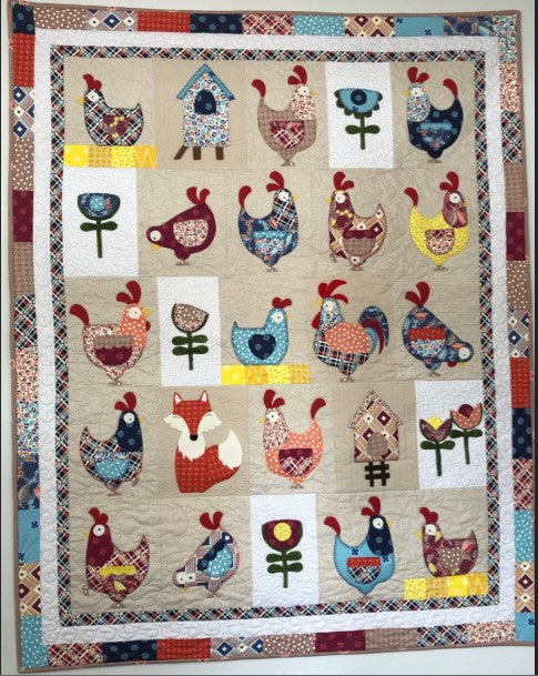 Chicken And Fox CLA1810105Q Quilt Blanket