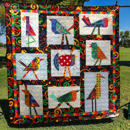 Chicken CLA0710211Q Quilt Blanket