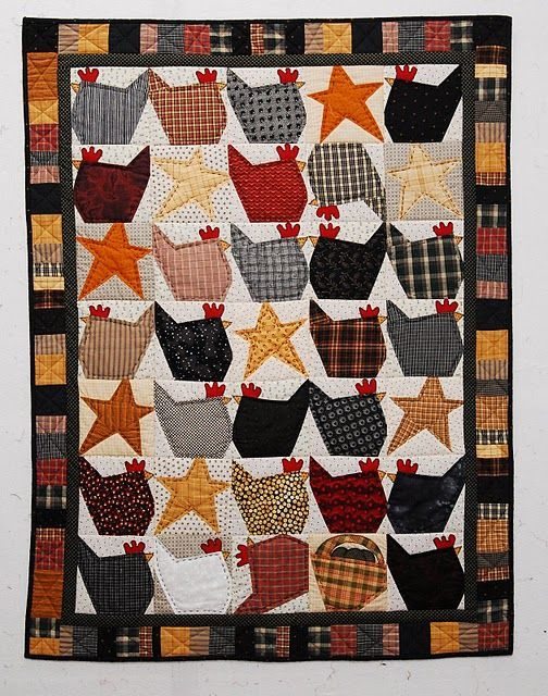 Chicken CLA190665 Quilt Blanket