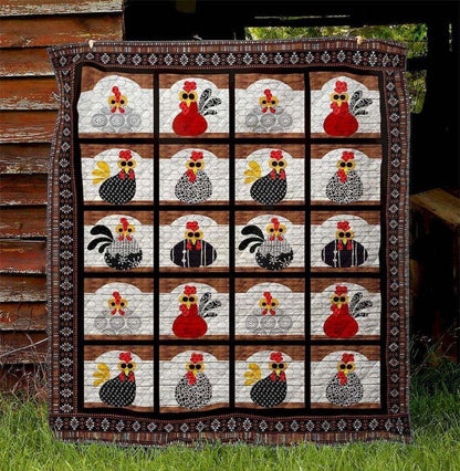 Chicken HT070512 Quilt Blanket