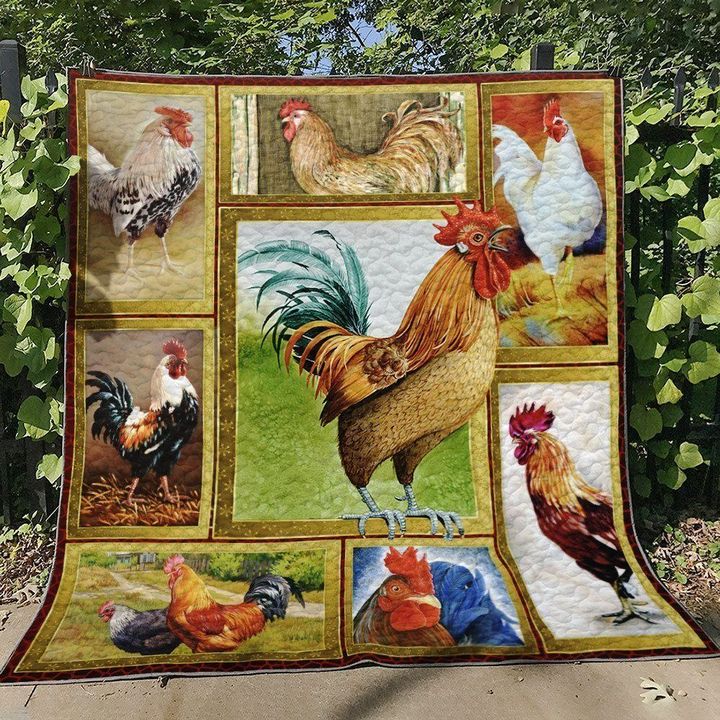 Chicken NN080706 Quilt Blanket