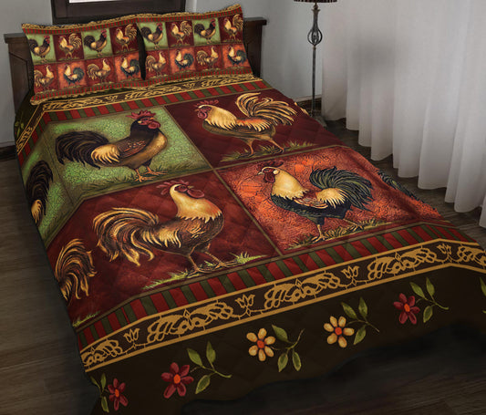 Chicken Quilt Bedding Set MT1009001