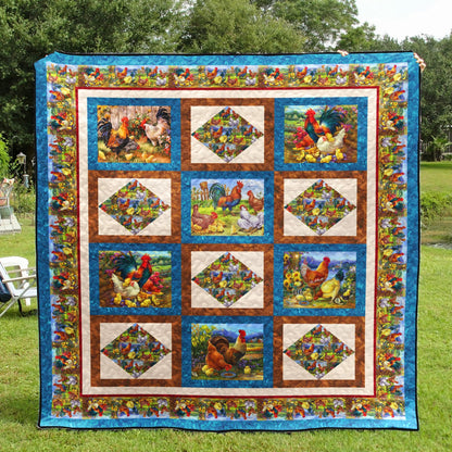 Chicken Quilt Blanket MN021105