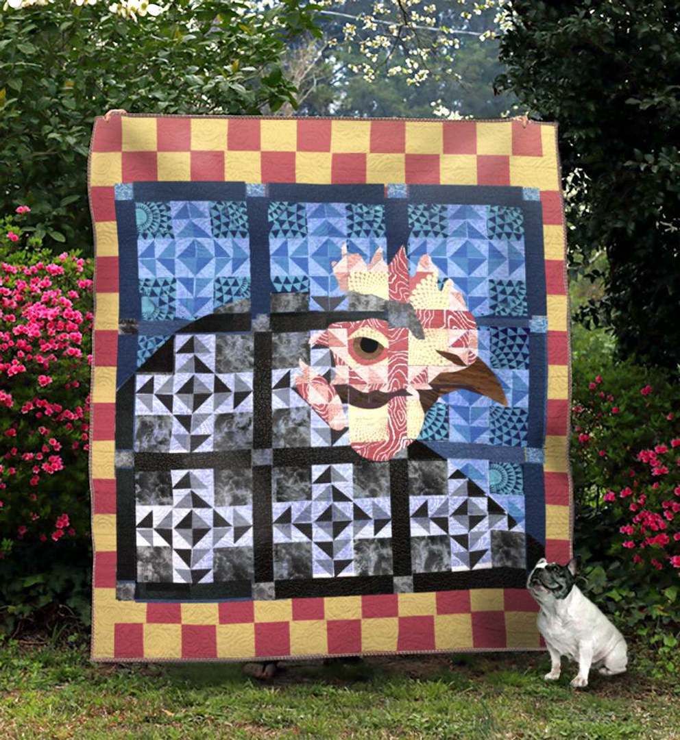 Chicken VM090512 Quilt Blanket