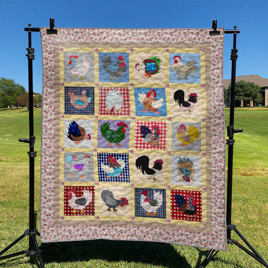 Chicken YH3110769 Quilt Blanket