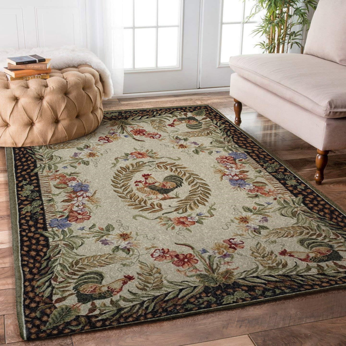 Chicken And Flower CLP051025TM Rug