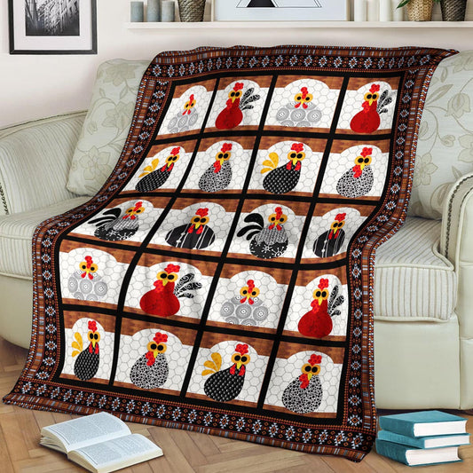 Chicken CL170825MD Sherpa Fleece Blanket