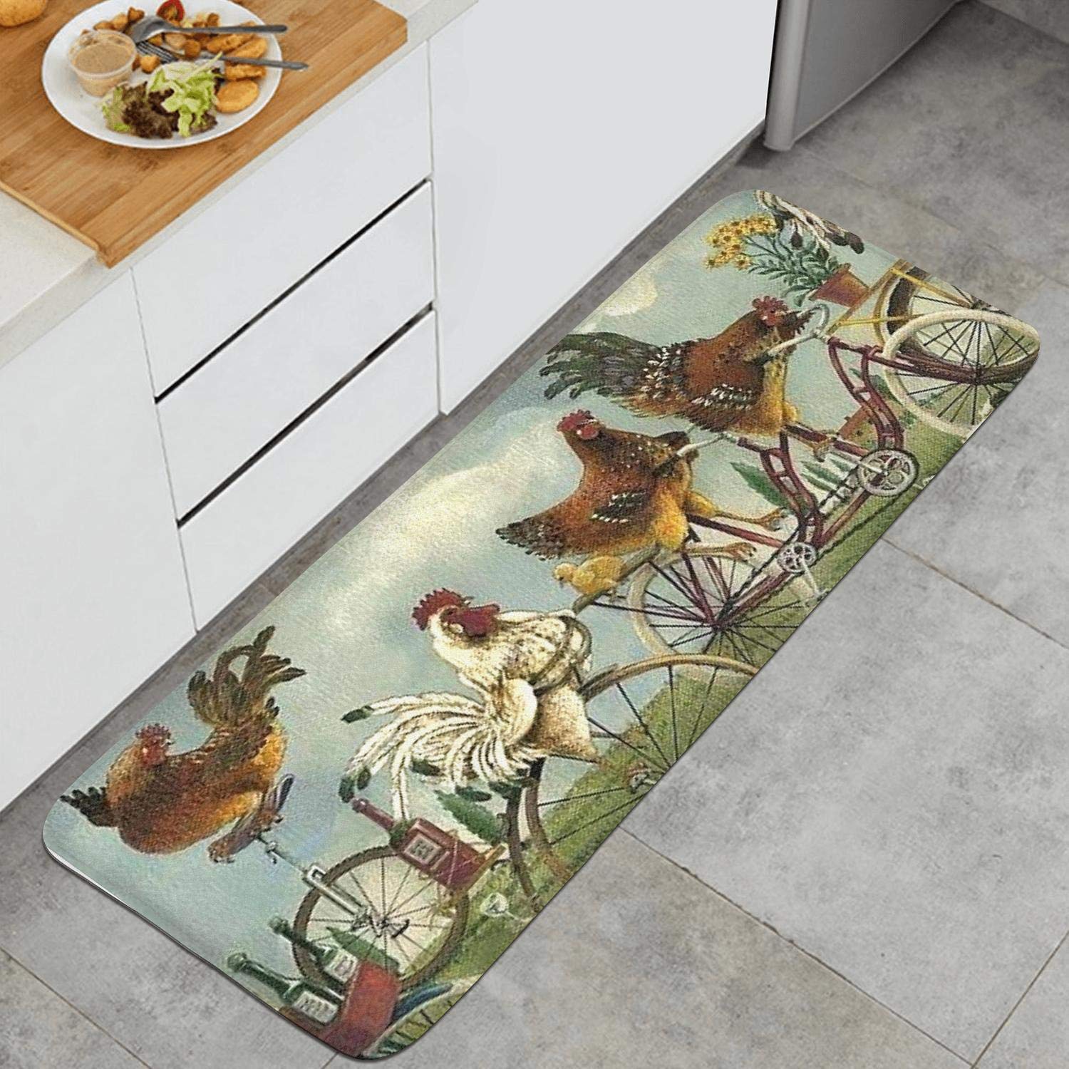 Chiken Rugs Chicken CLA1909035RU Runner Rug – Charming Favor