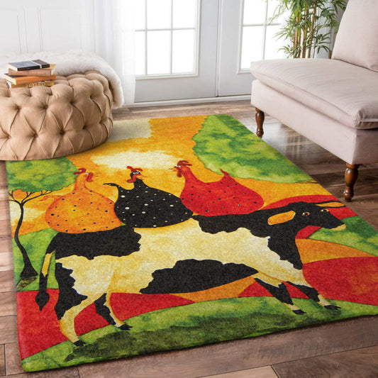 Chicken Dairy Cows NN0910013M Rug