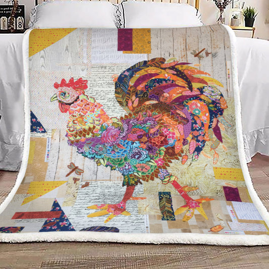 Chicken TN2609038TT Sherpa Fleece Blanket