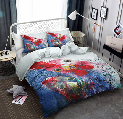 Chicken Watercolor HN050958B Bedding Sets