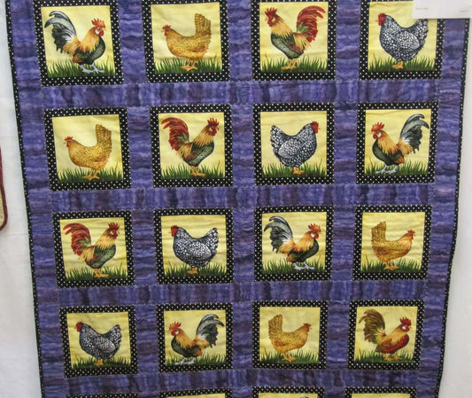 Chickens CLM250616 Quilt Blanket