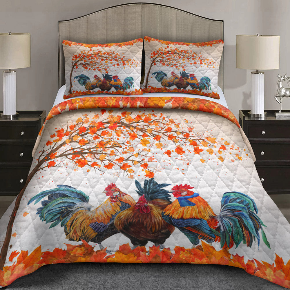 Chickens Quilt Bedding Set HT180902