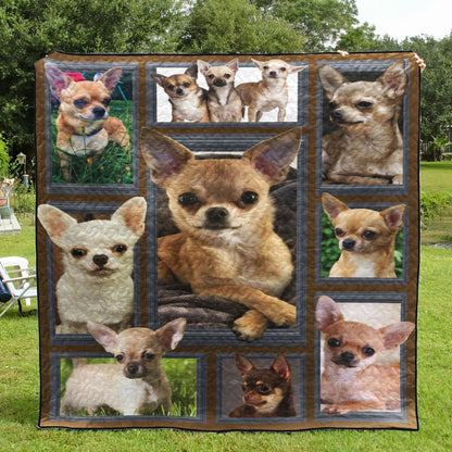 Chihuahua Beauty CLA2911039Q Quilt Blanket