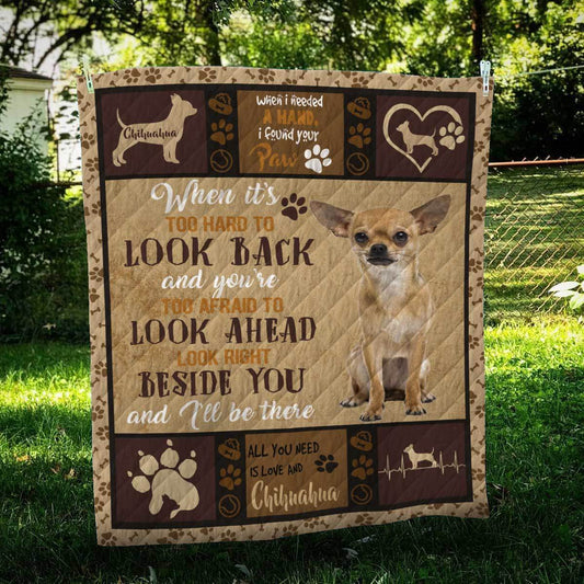 Chihuahua CL09100085MDQ Quilt Blanket