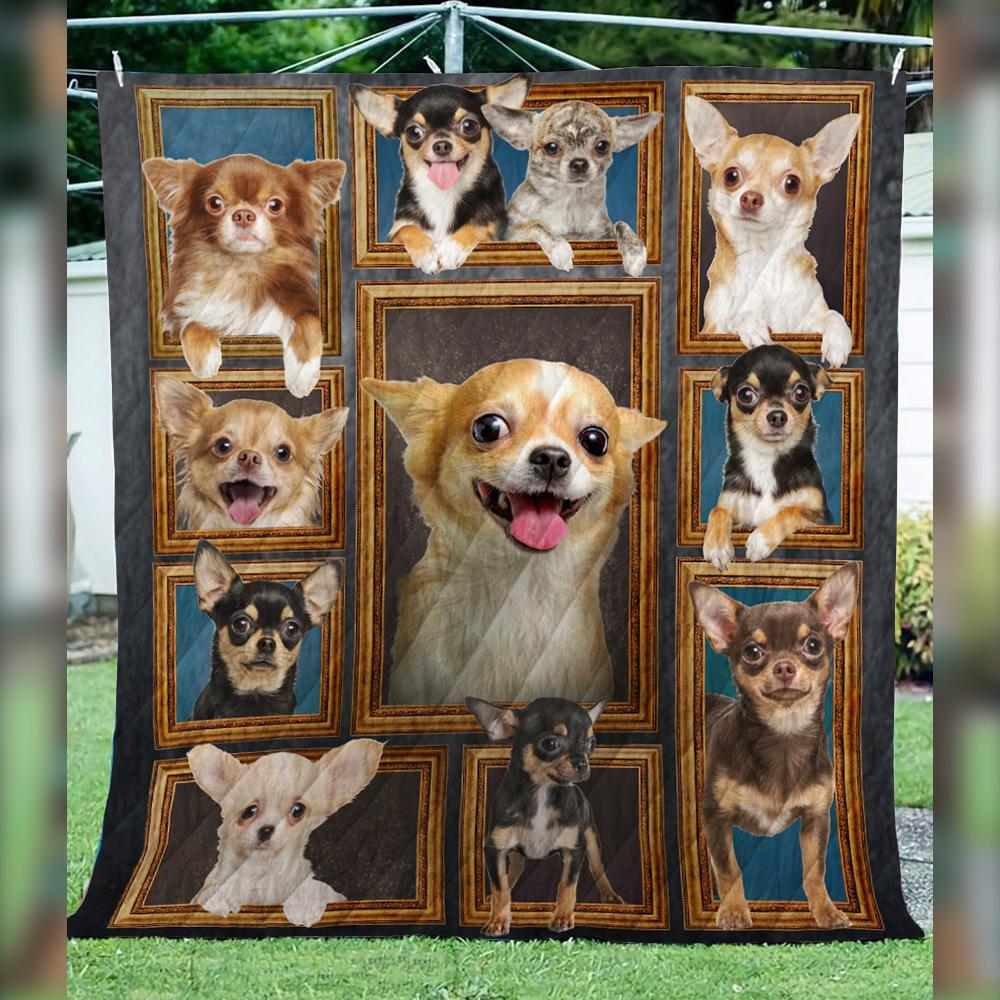 Chihuahua CL14100115MDQ Quilt Blanket