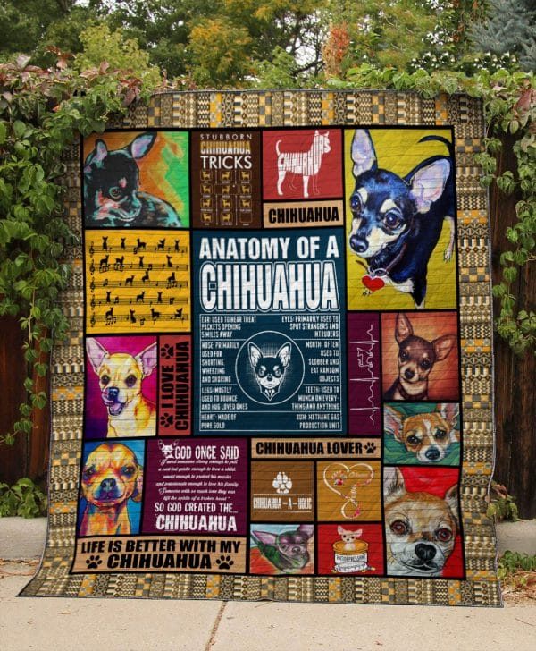 Chihuahua CLT1810055H Quilt Blanket