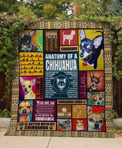 Chihuahua CLT1810055H Quilt Blanket