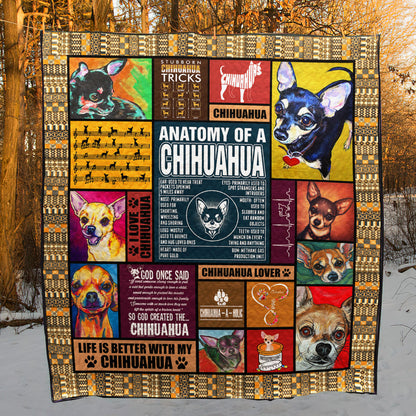 Chihuahua CLT1810055H Quilt Blanket