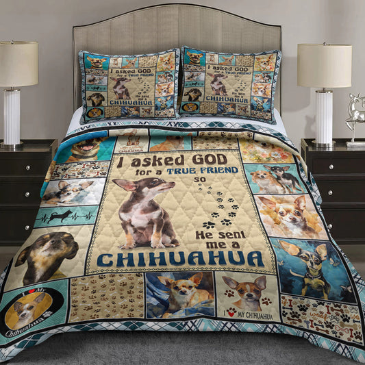 Chihuahua Quilt Bedding Set HM100901T