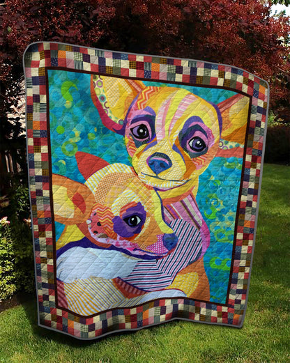 Chihuahua TD20110354 Quilt Blanket