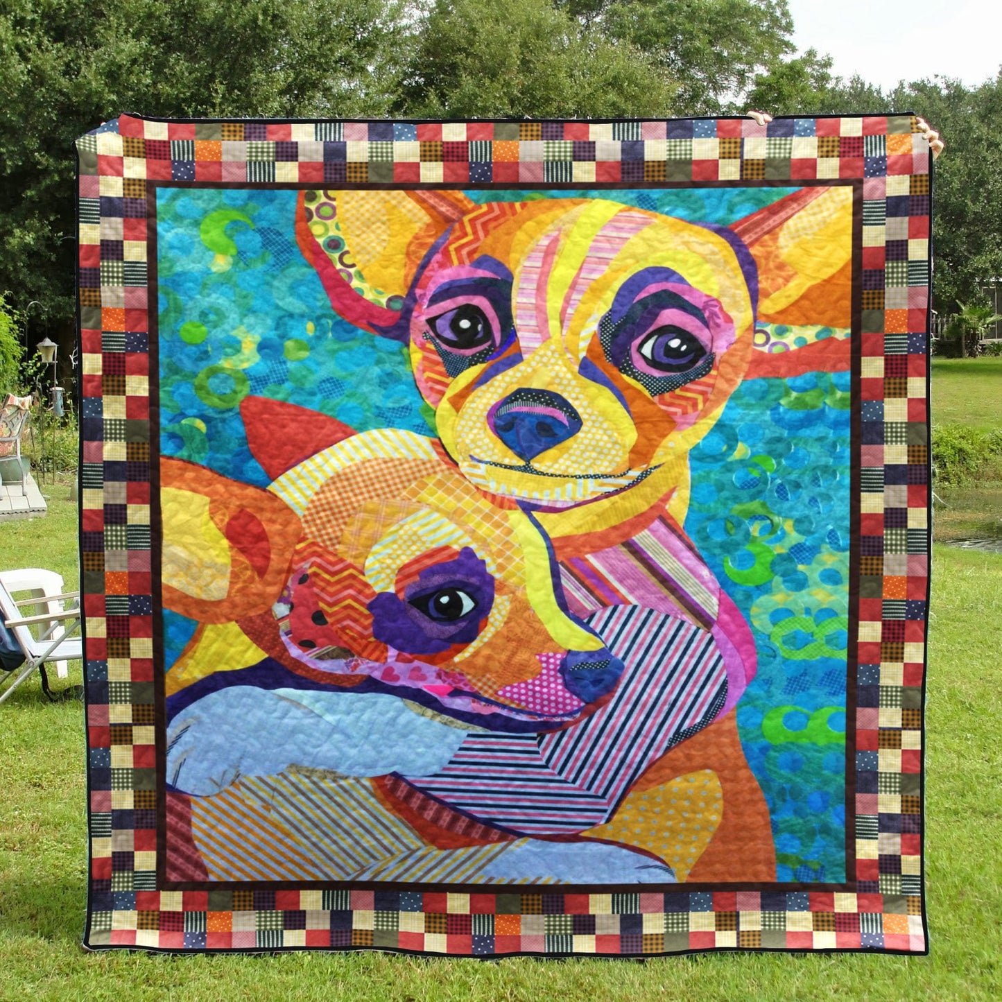 Chihuahua TD20110354 Quilt Blanket