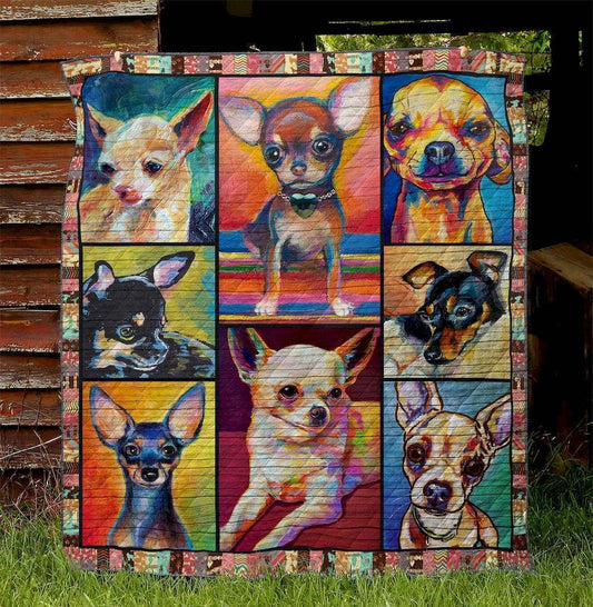Chihuahua TN130513 Quilt Blanket