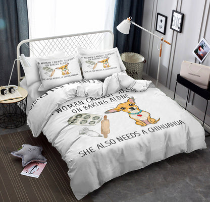 Chihuahua Baking NT050959B Bedding Sets