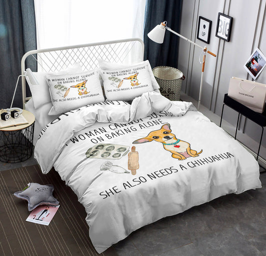 Chihuahua Baking NT050959B Bedding Sets