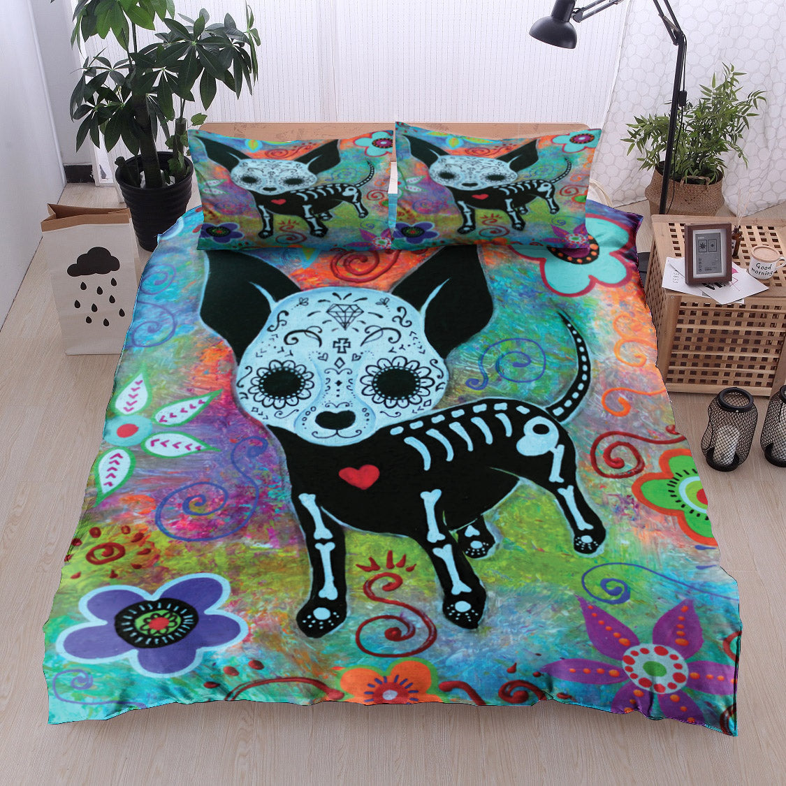 Chihuahua Day Of The Dead DV28100043B Bedding Sets