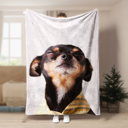Chihuahua HN170948F Sherpa Fleece Blanket