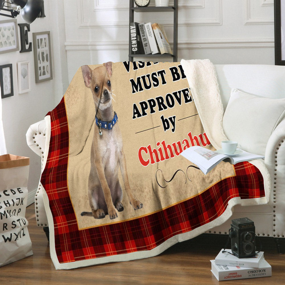 Chihuahua HN180934F Sherpa Fleece Blanket