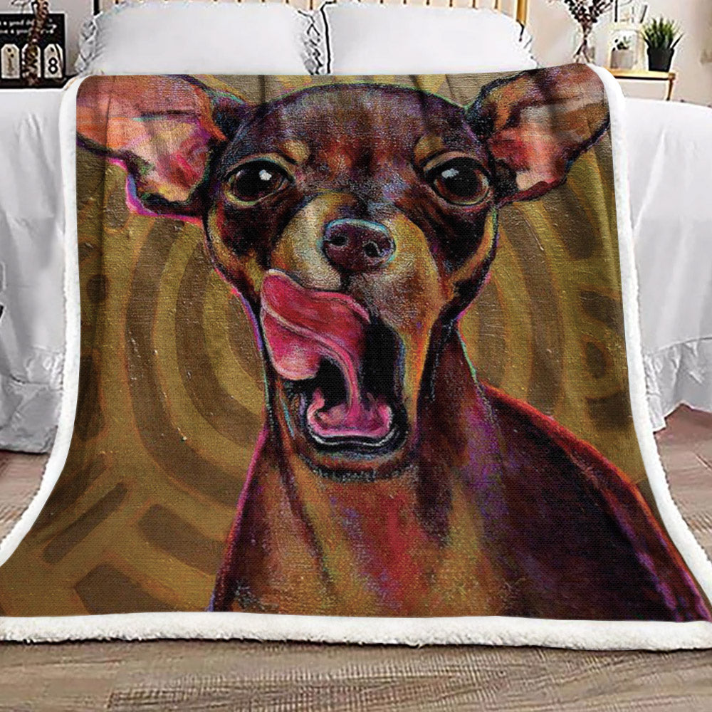 Chihuahua ML1311010F Sherpa Fleece Blanket